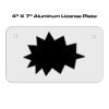 4 X 7 Aluminum License Plate  Thumbnail