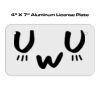 4 X 7 Aluminum License Plate  Thumbnail