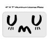 4 X 7 Aluminum License Plate  Thumbnail