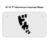 4 X 7 Aluminum License Plate  Thumbnail