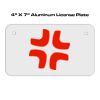 4 X 7 Aluminum License Plate  Thumbnail