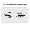 4 X 7 Aluminum License Plate  Thumbnail