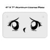 4 X 7 Aluminum License Plate  Thumbnail