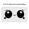 4 X 7 Aluminum License Plate  Thumbnail