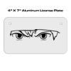 4 X 7 Aluminum License Plate  Thumbnail