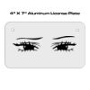 4 X 7 Aluminum License Plate  Thumbnail