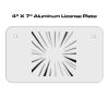 4 X 7 Aluminum License Plate  Thumbnail