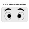 4 X 7 Aluminum License Plate  Thumbnail