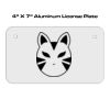 4 X 7 Aluminum License Plate  Thumbnail