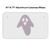 4 X 7 Aluminum License Plate  Thumbnail