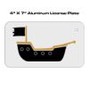 4 X 7 Aluminum License Plate  Thumbnail