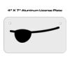 4 X 7 Aluminum License Plate  Thumbnail