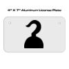 4 X 7 Aluminum License Plate  Thumbnail