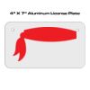 4 X 7 Aluminum License Plate  Thumbnail