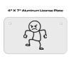 4 X 7 Aluminum License Plate  Thumbnail