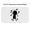 4 X 7 Aluminum License Plate  Thumbnail