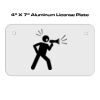 4 X 7 Aluminum License Plate  Thumbnail