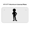 4 X 7 Aluminum License Plate  Thumbnail