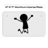 4 X 7 Aluminum License Plate  Thumbnail