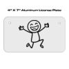 4 X 7 Aluminum License Plate  Thumbnail