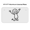 4 X 7 Aluminum License Plate  Thumbnail