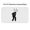 4 X 7 Aluminum License Plate  Thumbnail