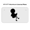 4 X 7 Aluminum License Plate  Thumbnail