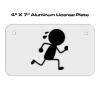 4 X 7 Aluminum License Plate  Thumbnail