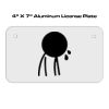 4 X 7 Aluminum License Plate  Thumbnail