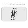 4 X 7 Aluminum License Plate  Thumbnail