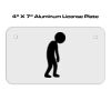 4 X 7 Aluminum License Plate  Thumbnail
