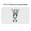 4 X 7 Aluminum License Plate  Thumbnail
