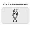 4 X 7 Aluminum License Plate  Thumbnail