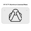 4 X 7 Aluminum License Plate  Thumbnail