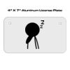 4 X 7 Aluminum License Plate  Thumbnail