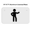 4 X 7 Aluminum License Plate  Thumbnail