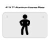 4 X 7 Aluminum License Plate  Thumbnail