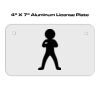 4 X 7 Aluminum License Plate  Thumbnail