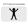 4 X 7 Aluminum License Plate  Thumbnail