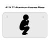4 X 7 Aluminum License Plate  Thumbnail
