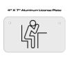 4 X 7 Aluminum License Plate  Thumbnail