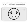 4 X 7 Aluminum License Plate  Thumbnail