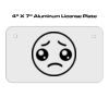 4 X 7 Aluminum License Plate  Thumbnail