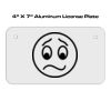 4 X 7 Aluminum License Plate  Thumbnail