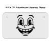 4 X 7 Aluminum License Plate  Thumbnail