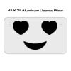 4 X 7 Aluminum License Plate  Thumbnail