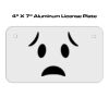 4 X 7 Aluminum License Plate  Thumbnail