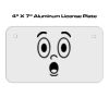 4 X 7 Aluminum License Plate  Thumbnail