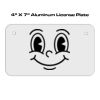 4 X 7 Aluminum License Plate  Thumbnail