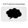 4 X 7 Aluminum License Plate  Thumbnail